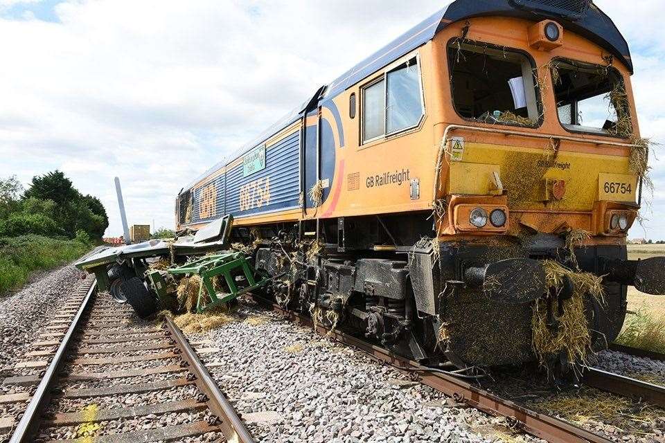 The scene of the crash near to March (51274284)