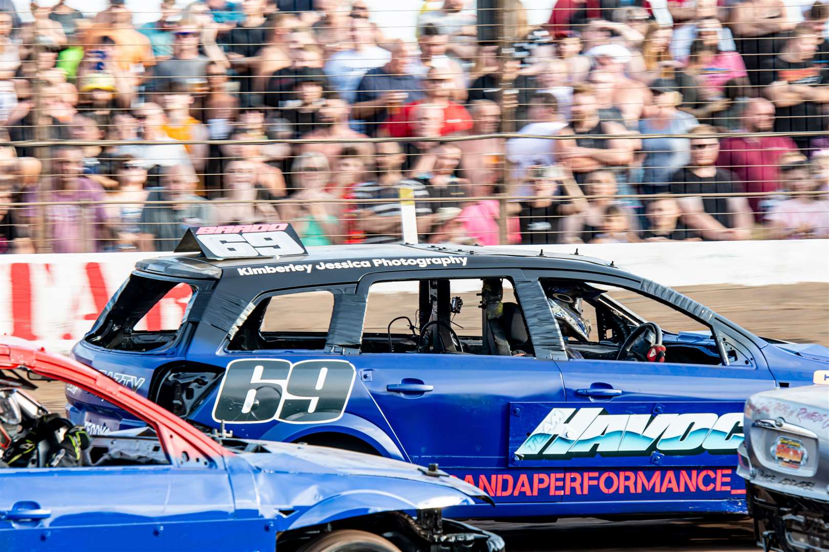 Brad Bartram in action in the 2L Banger World Final. Picture: Kim McPherson