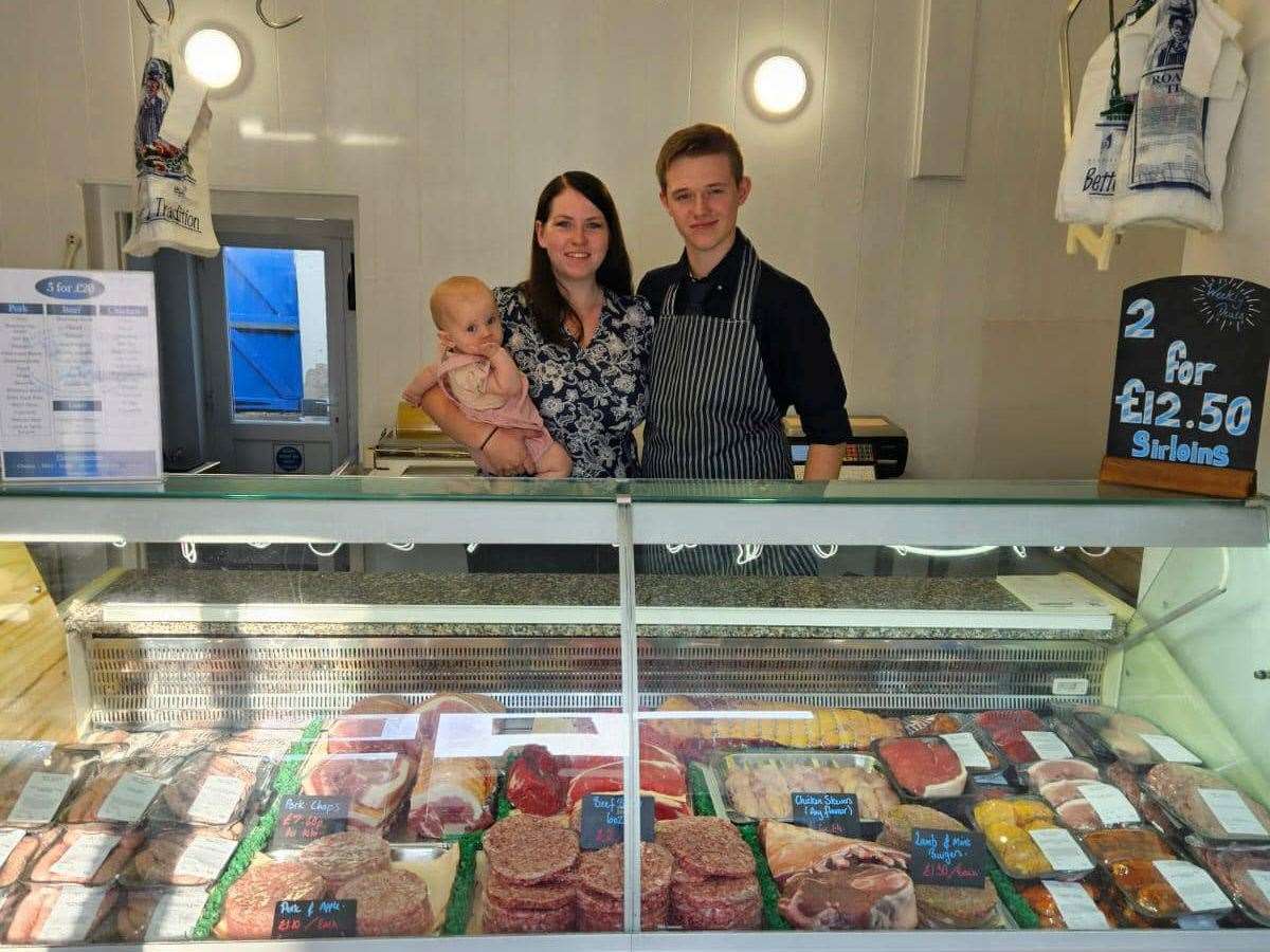 Jack Smith and his partner Nina have opened their open butcher shop in March.