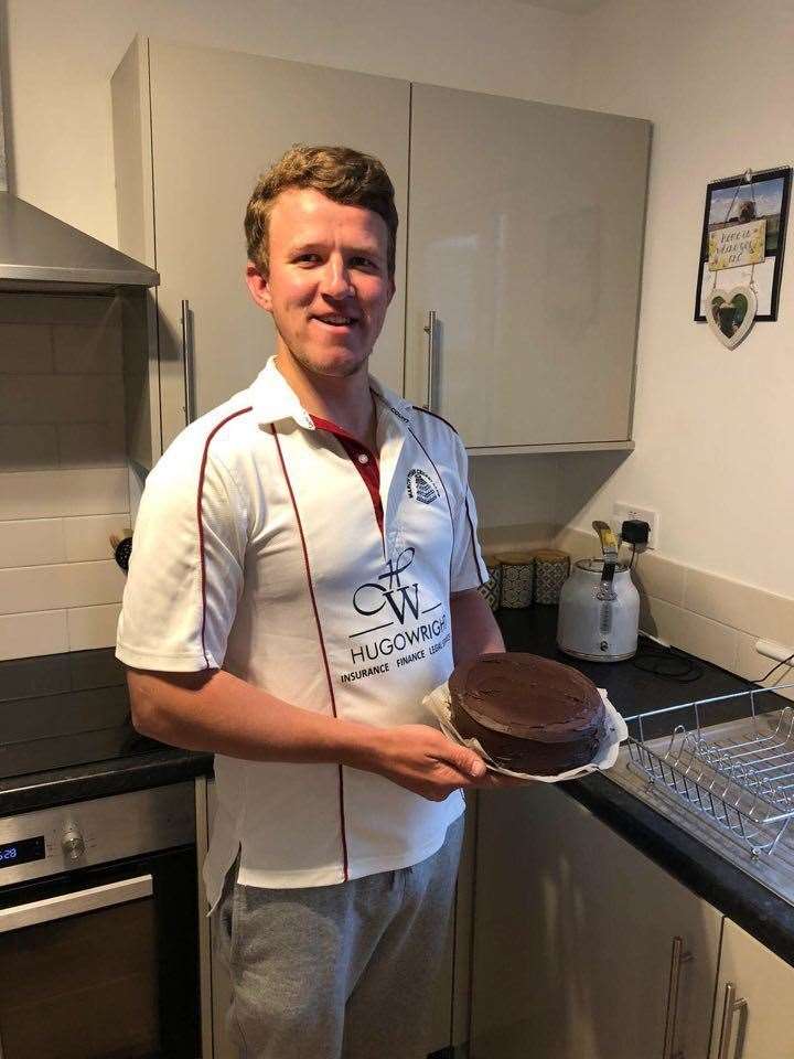Andrew Wright at March Town Cricket Club';s 'cake-off' last summer (47026828)