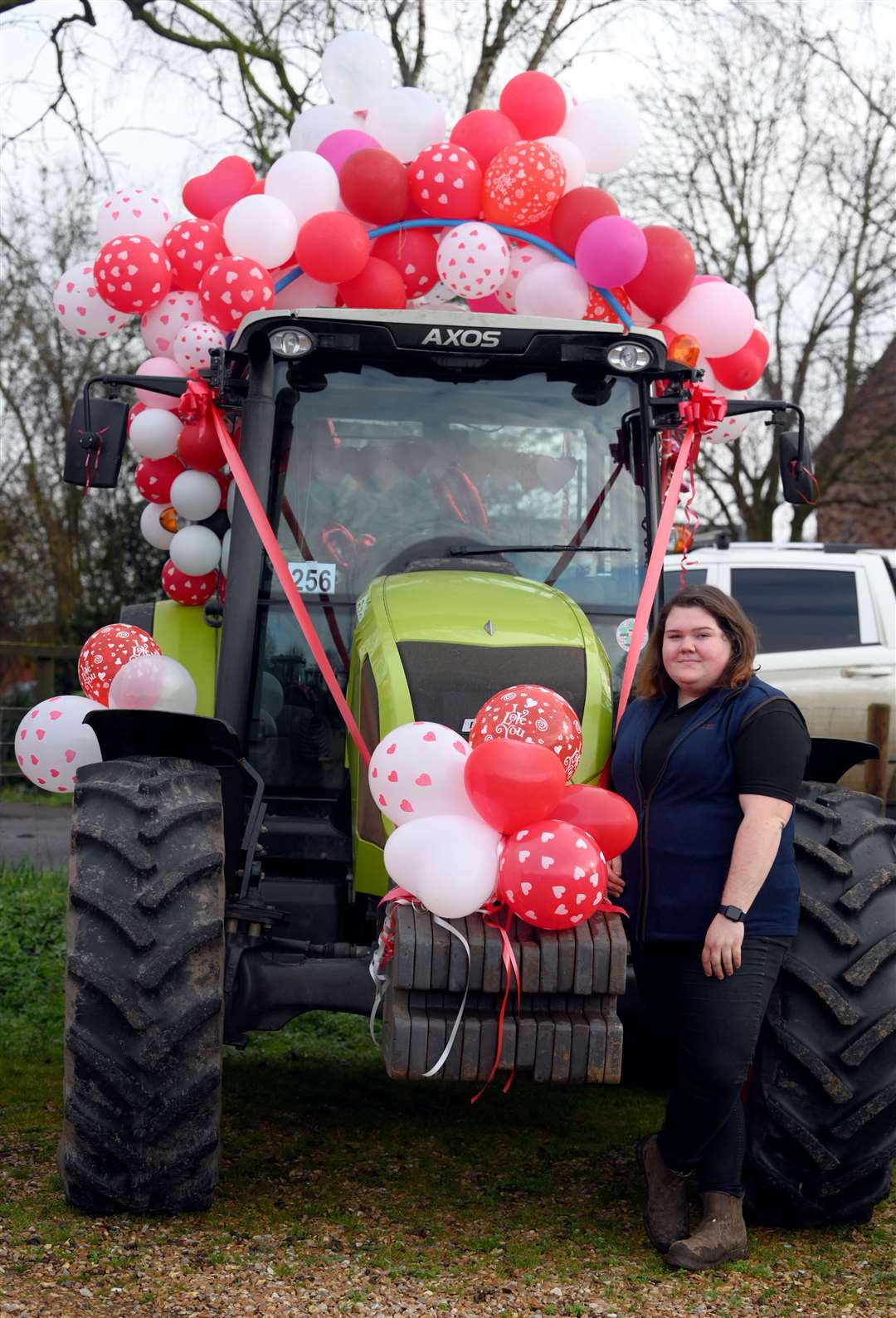 Charity valentines tractor runNarice Gutteridge