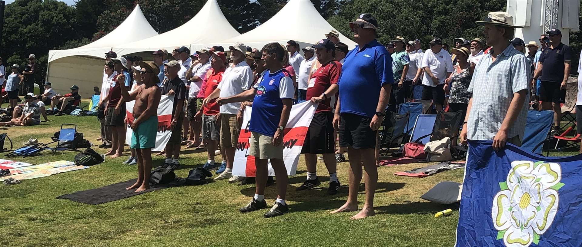 England's Barmy Army cricket fans abroad.
