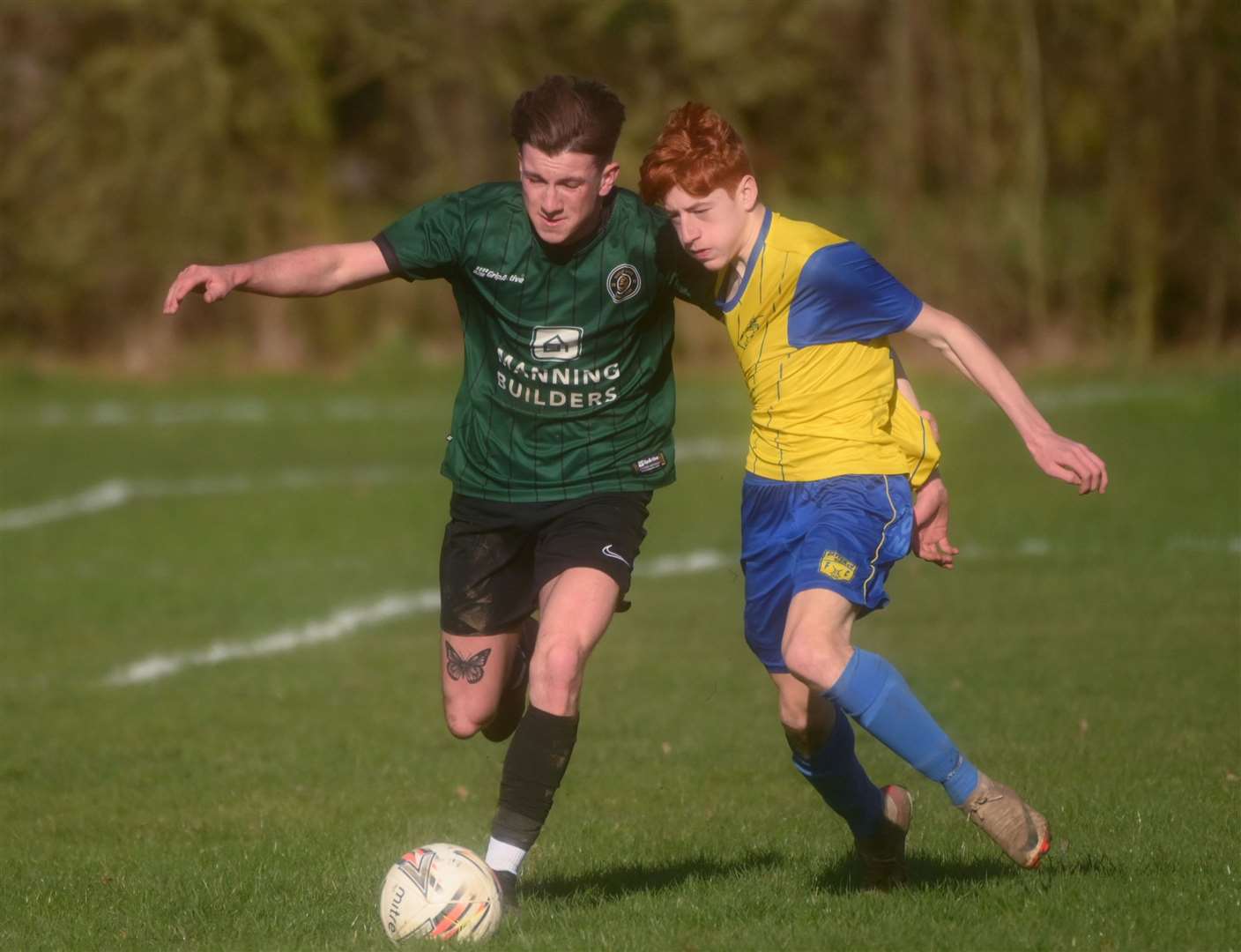 Marshland Saints Reserves (Green) v Gayton United (Yellow)