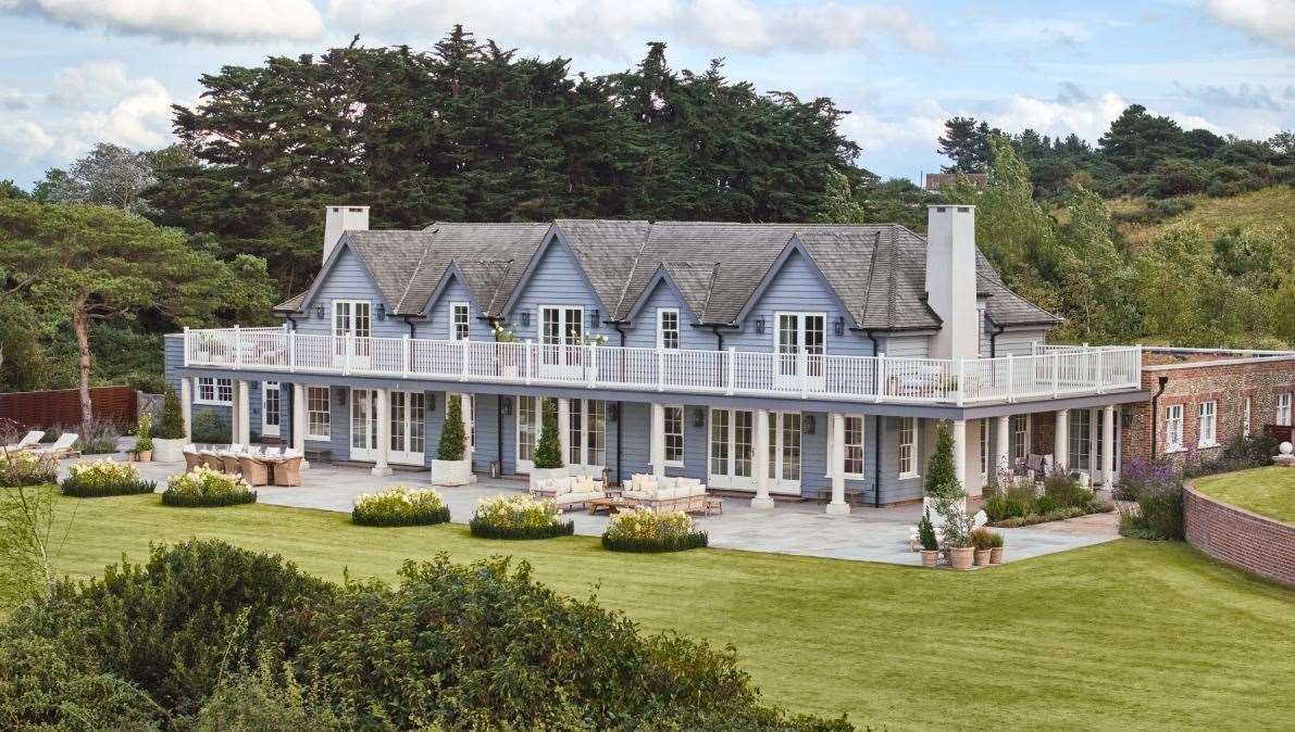 The Norfolk house has expansive lawns and an abundance of outdoor space