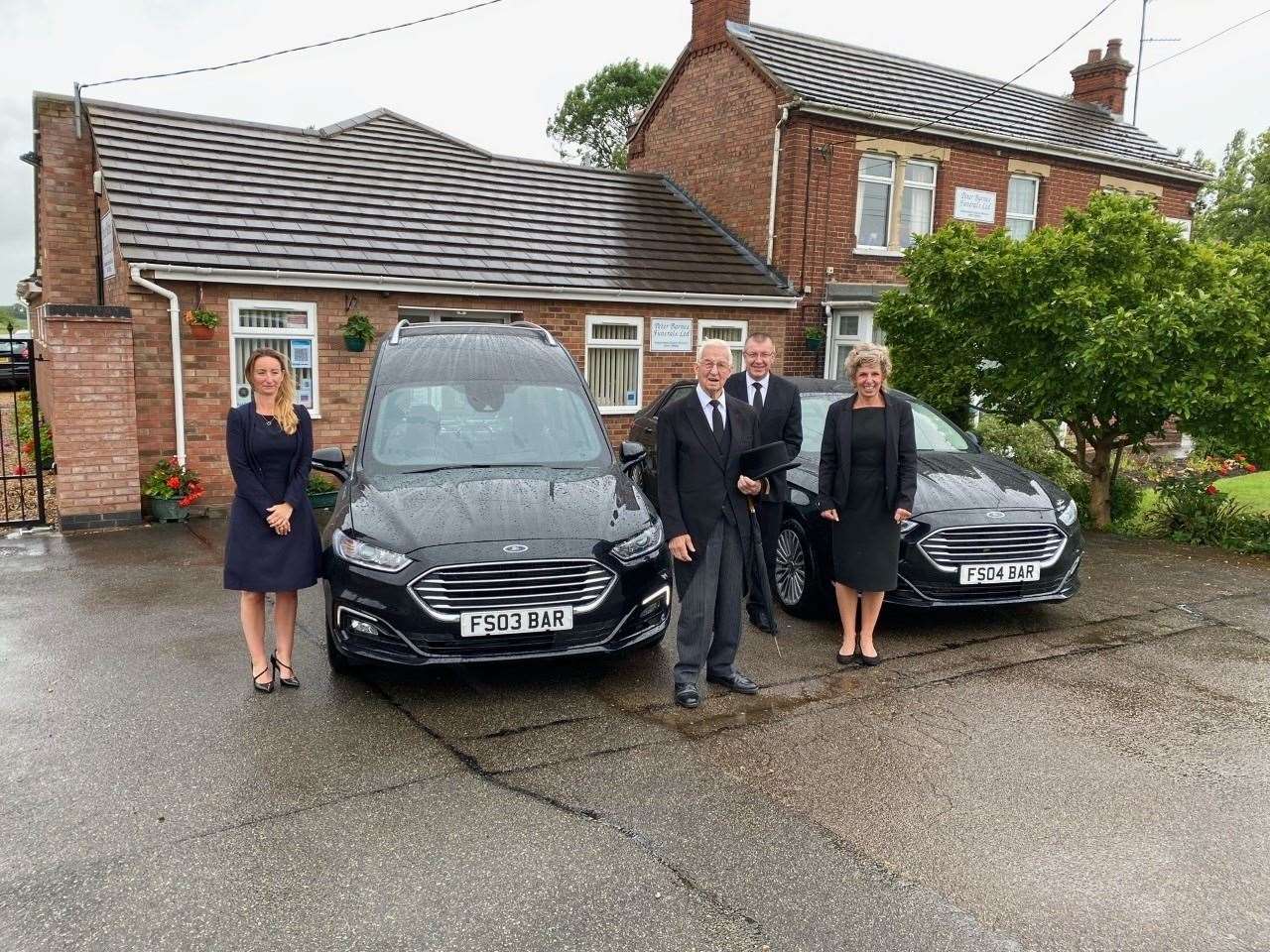 Mr Barnes taking delivery of his new fleet. (48974902)