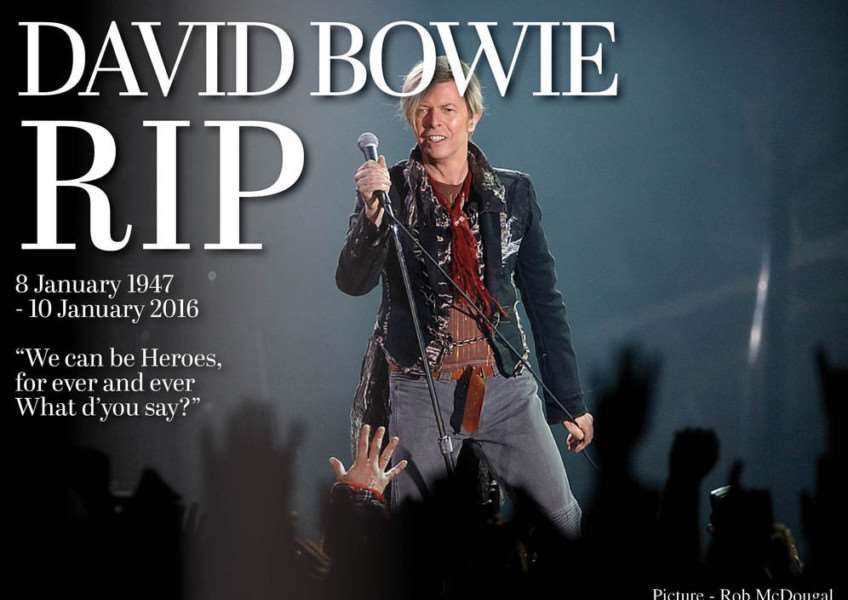 David Bowie who has died from cancer aged 69