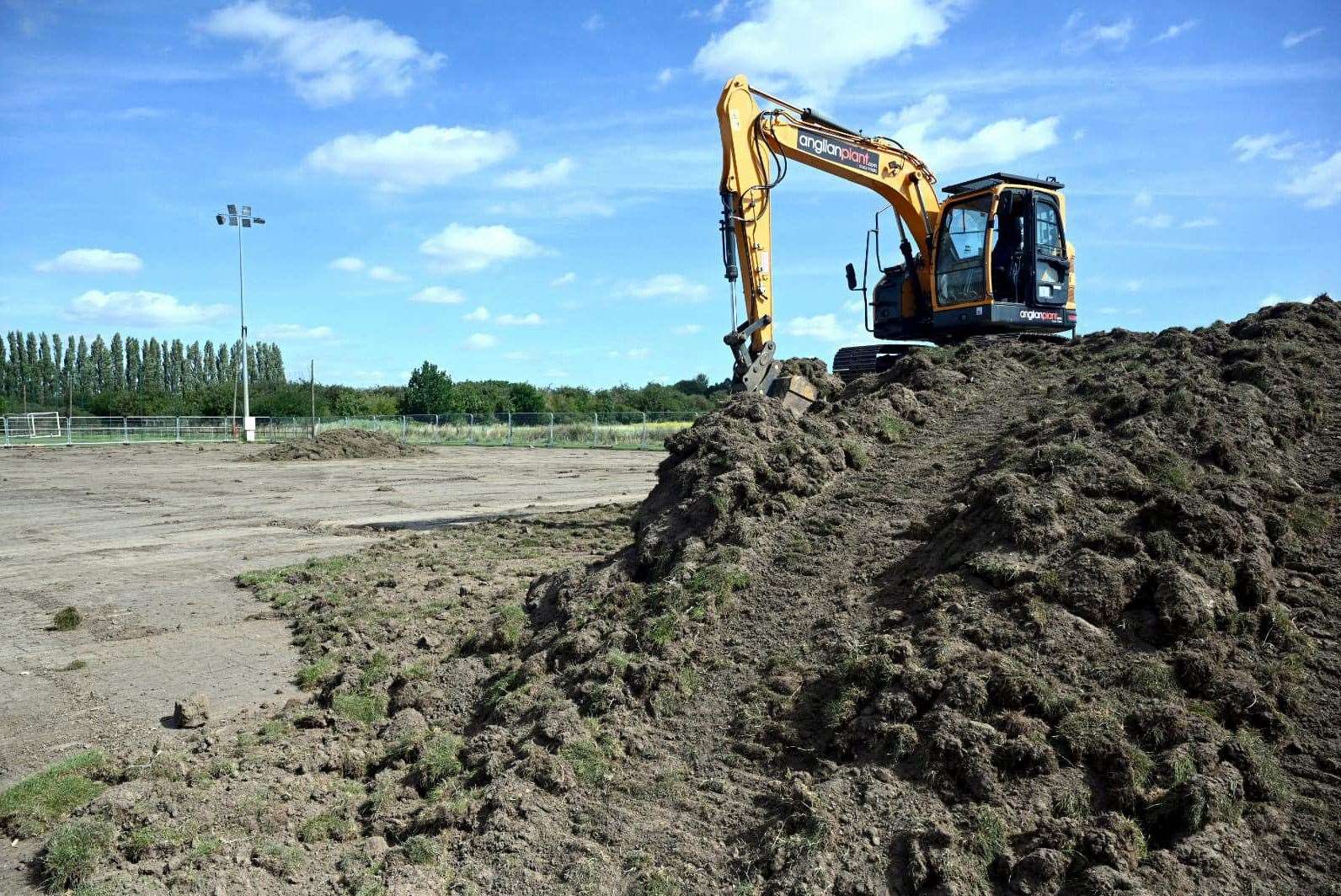 Work is underway on the new £1.2million 3G football pitch in Wisbech St Mary.
