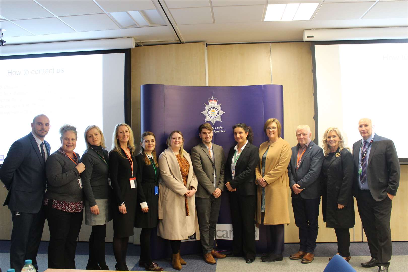 The officers and speakers at the event (26622784)