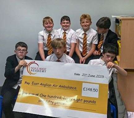 Students raised £150 by going yellow for the day. (13021818)