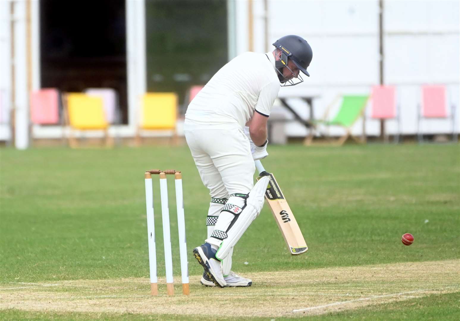 Action from Chatteris 2nds against Wisbech 3rds in CCA Junior League 3 North