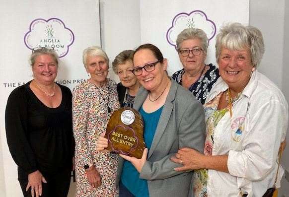 The Chatteris In Bloom team celebrate