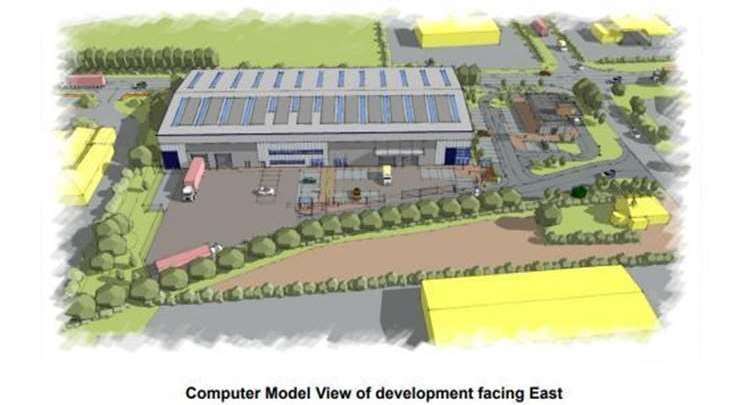 Plans for the former Parkside Nursery site in Wisbech which include a drive-thru Starbucks have been approved. Images: Hulme Upright Architects.