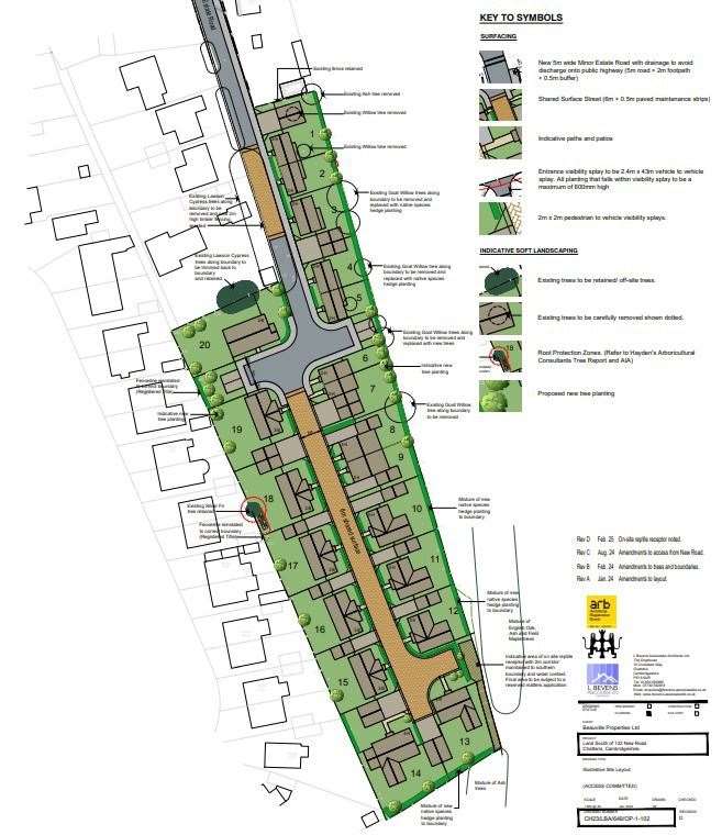 Officers are recommending approval for the 20 homes on a site off New Road in Chatteris