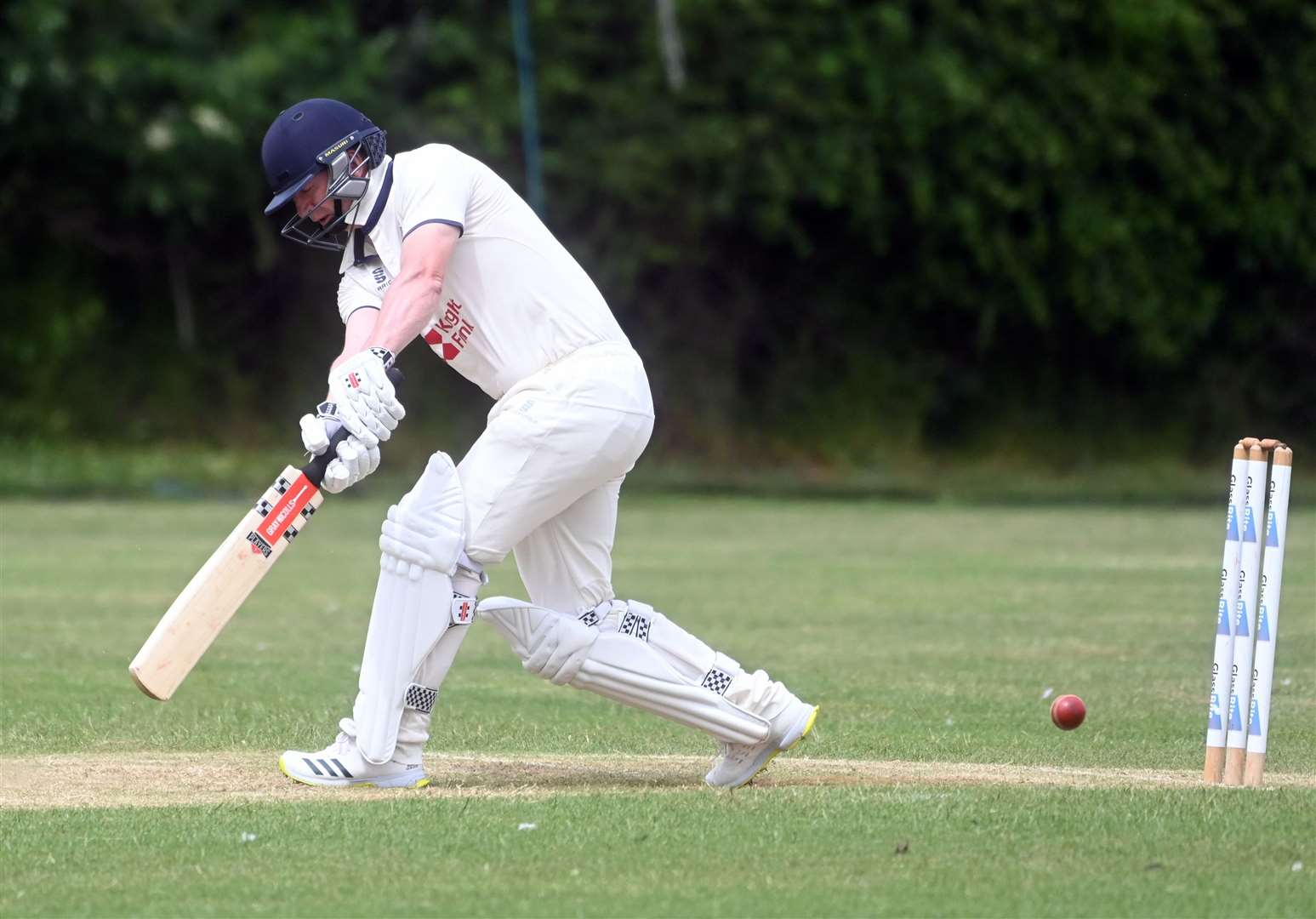 Action from Chatteris 2nds against Wisbech 3rds in CCA Junior League 3 North