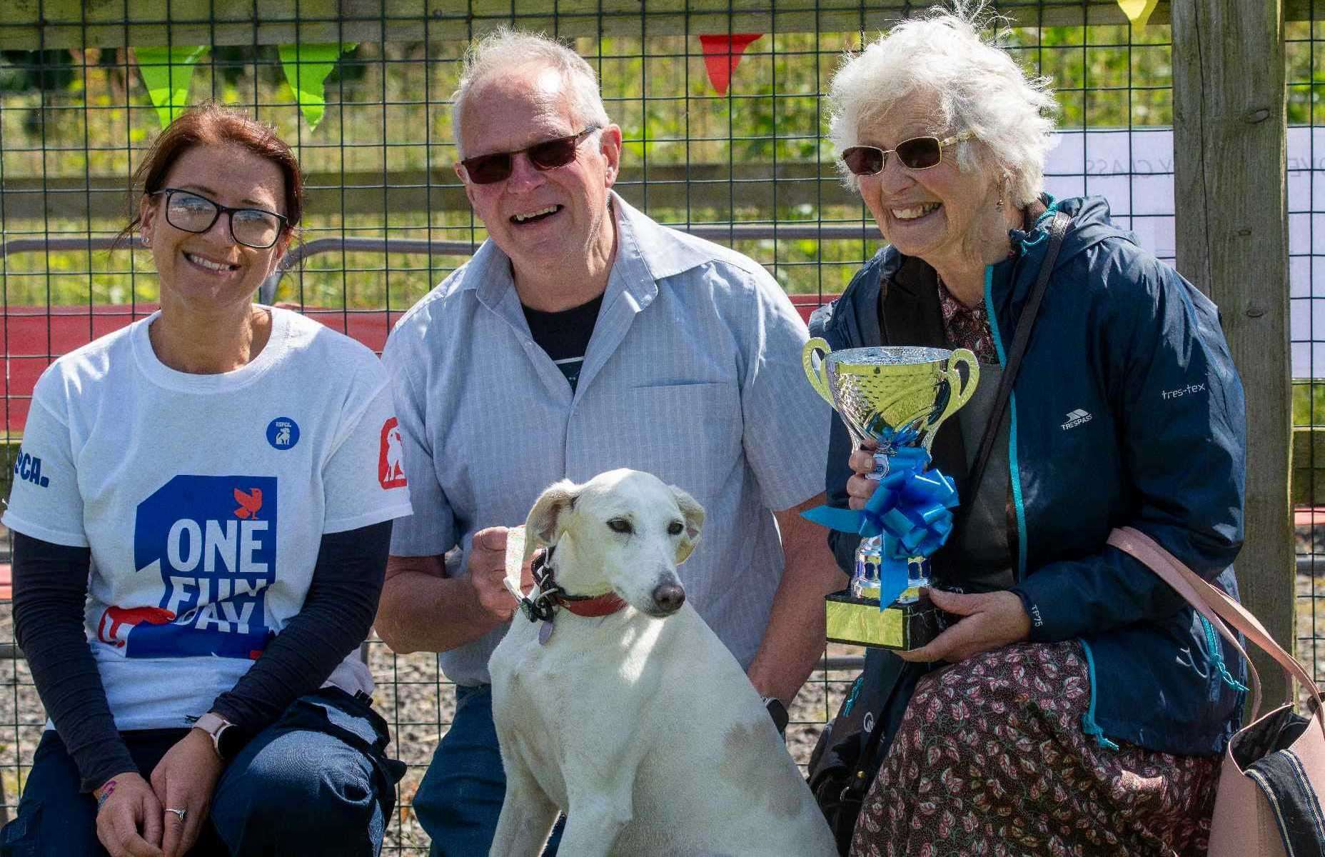 Despite a heavy downpour of rain, supporters and their dogs turned out in their droves for the annual RSPCA One Fun Day at Block Fen Animal Centre.