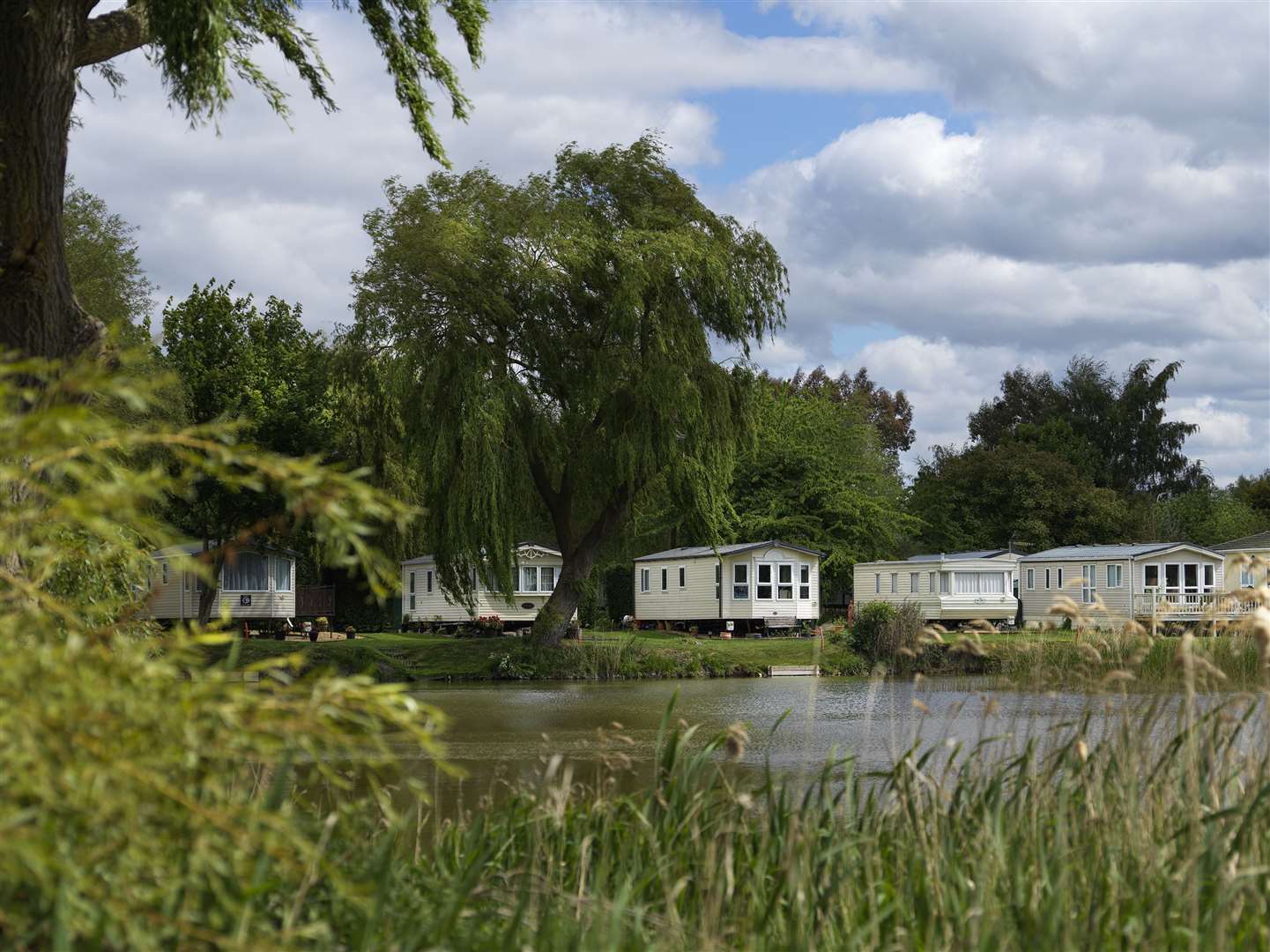 Pisces Country Park fishing lakes and lodges. Photo: Keith Suffling. (62001041)