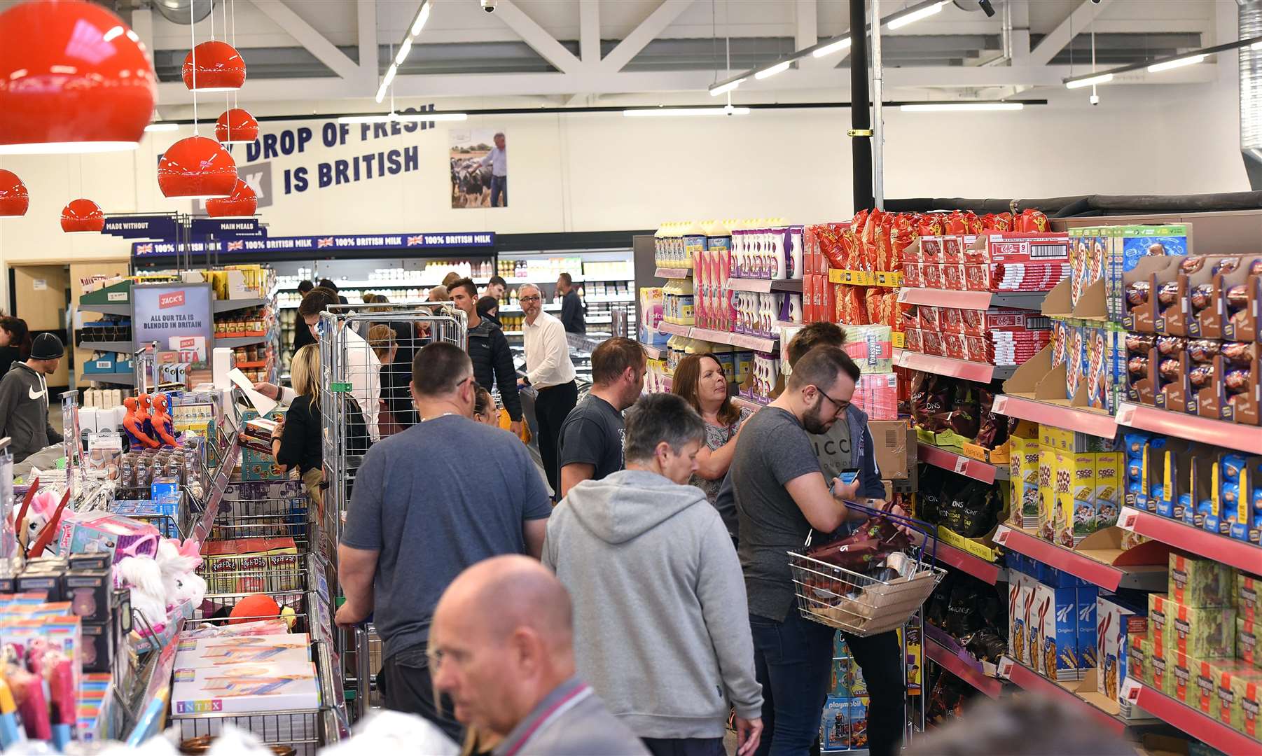 Opening day of new supermarket Jack's in Chatteris s MFCP-18AF09240 (4313198)