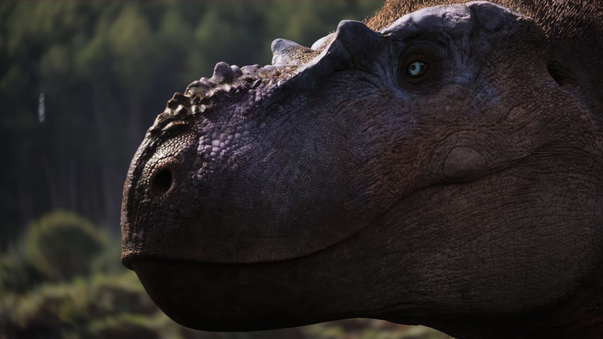 An Albertosaurus in first-look images from the new BBC series of Walking With Dinosaurs (Lola Post Production/BBC Studios)