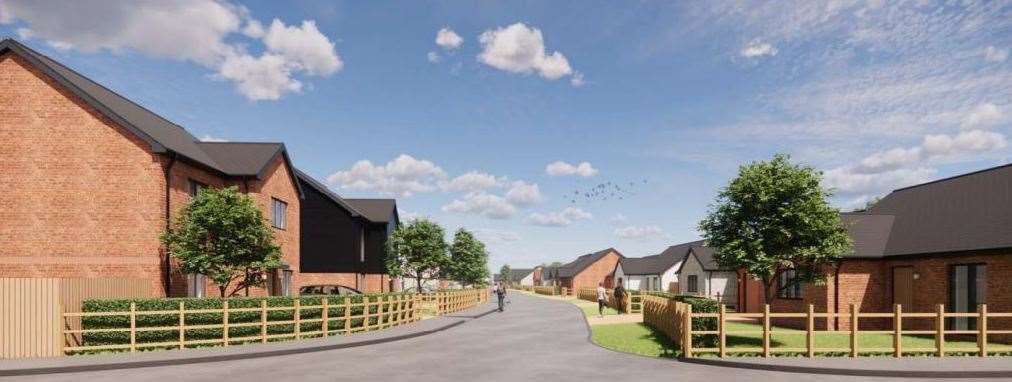 Images of how the development on the former Butterfly Park in Long Sutton could look