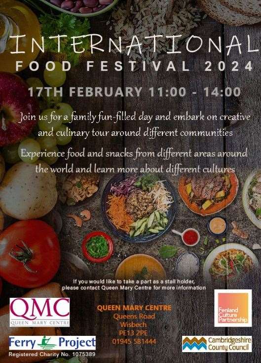 There is a call for people to man stalls at this year's International Food Festival in Wisbech.