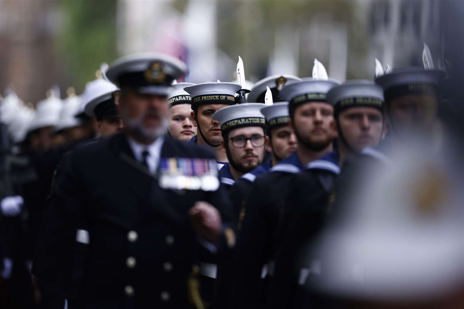Members of the Royal Navy (Benjamin Cremel/PA)