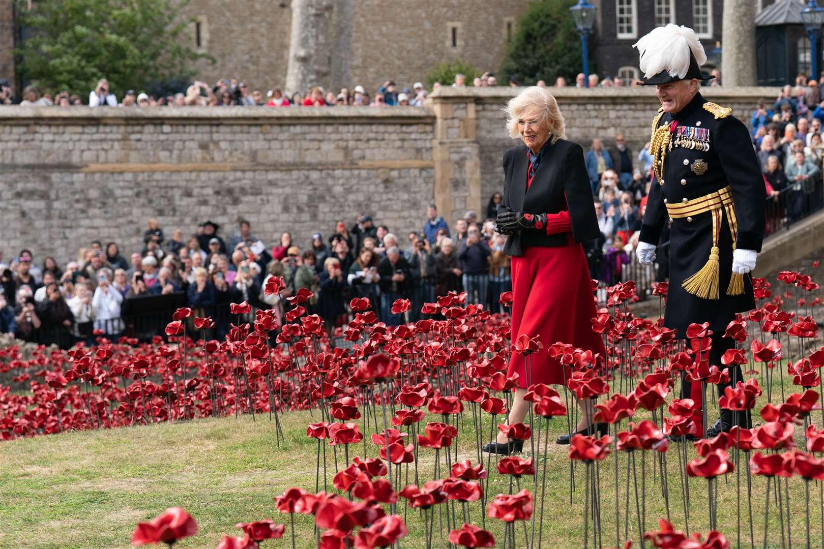 The visit was part of commemorations for VE Day (Stefan Rousseau/PA)