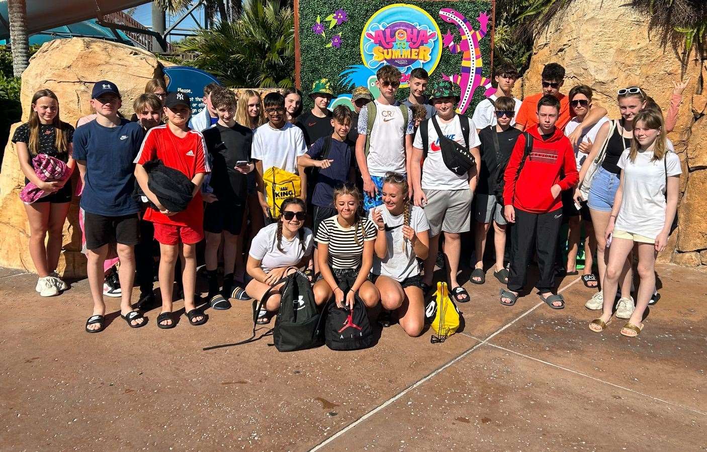 Students enjoyed a trip to the USA