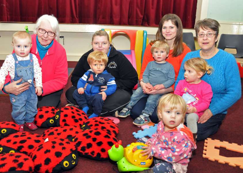 The Little Cherubs group at Long Sutton Baptist Church which celebrates its 175th anniversary later this year. Photo by Tim Wilson.