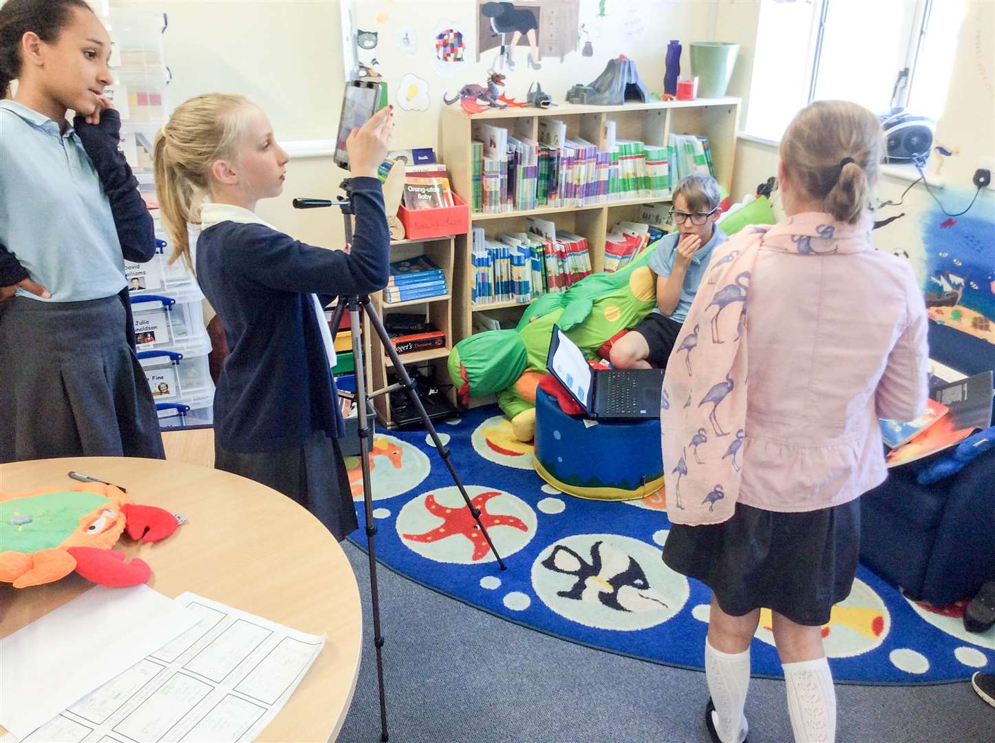Children from Tydd St Mary school worked with Big Sky Arts to create a short film, which they then watched at a 'red carpet' premiere at the Luxe Cinema in Wisbech. (3297415)