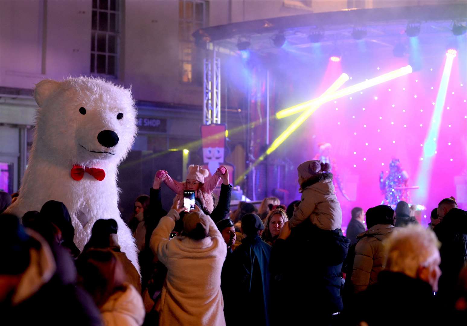 Wisbech Christmas lights switch on