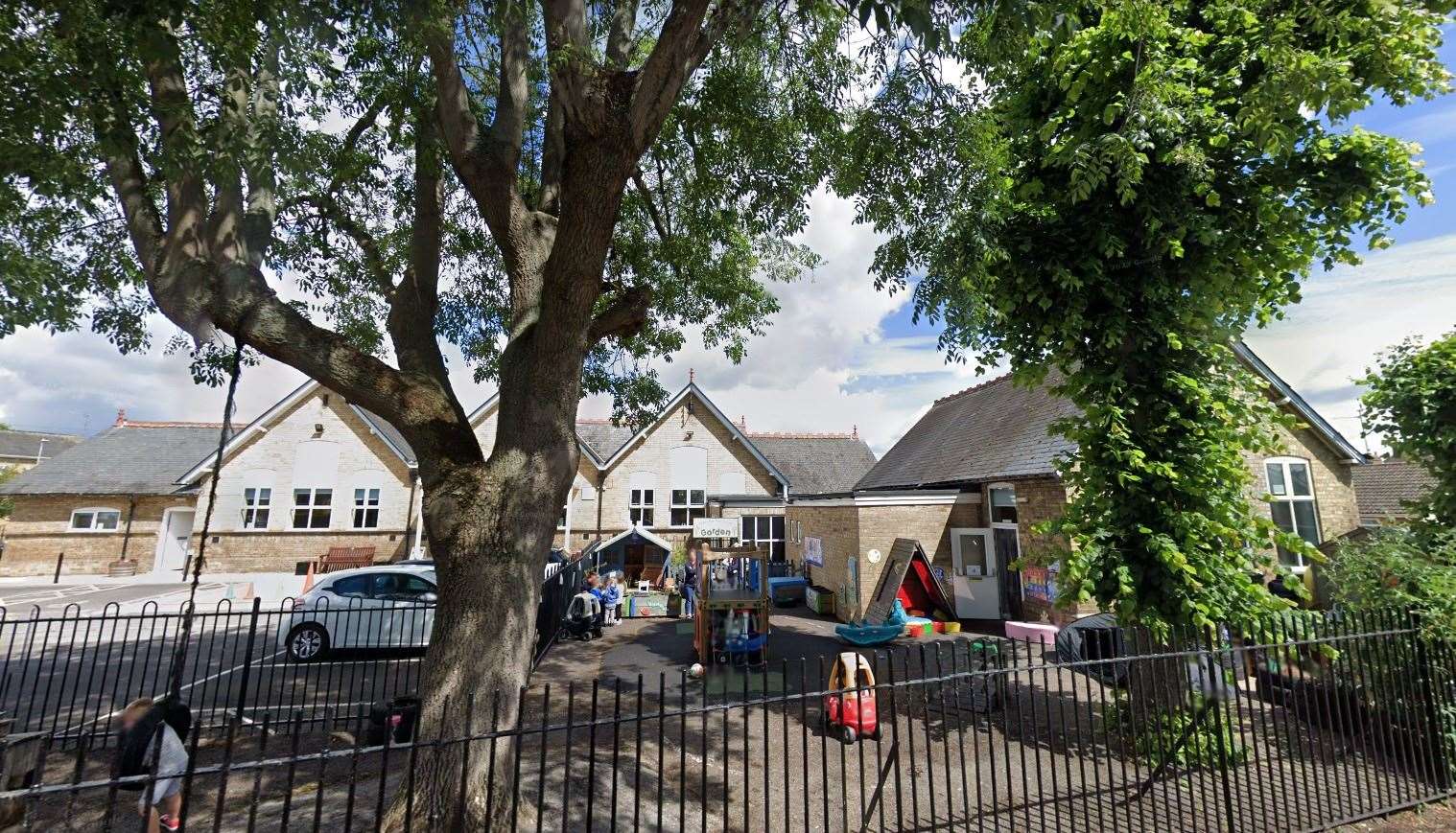 The Peter Pan Playgroup has problems with pigeons roosting in the trees pooping on the outdoor play equipment