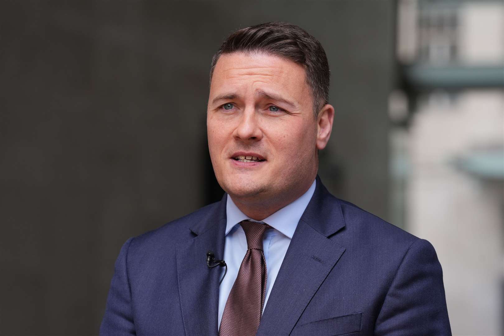 Wes Streeting said he could not guarantee patients would not be waiting on trolleys in A&E this winter (Lucy North/PA)