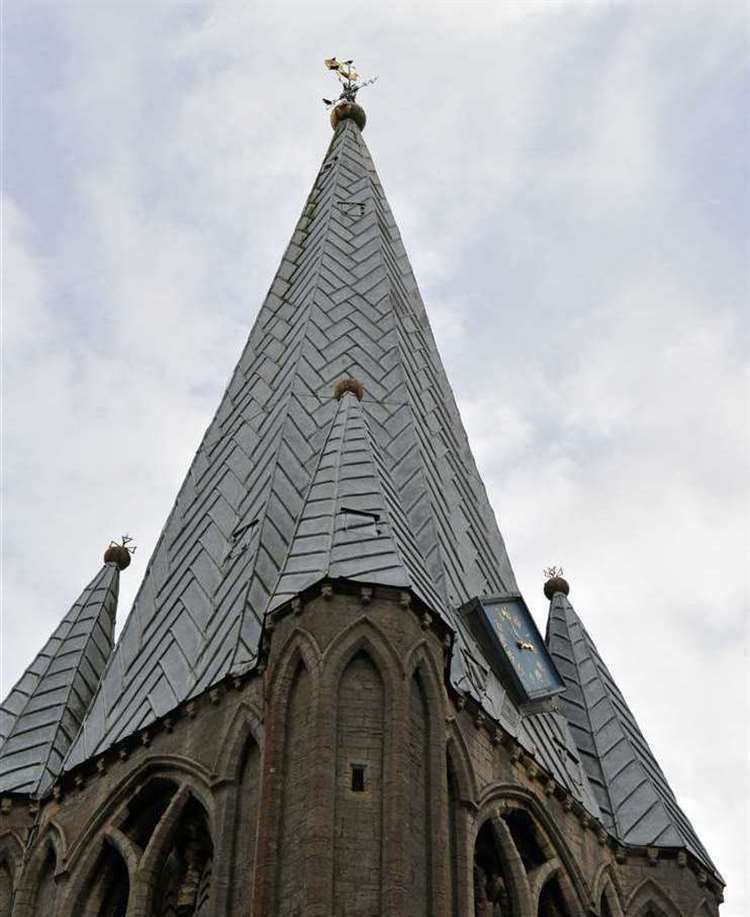 St Mary's spire in Long Sutton is the oldest and tallest wooden spire in Europe
