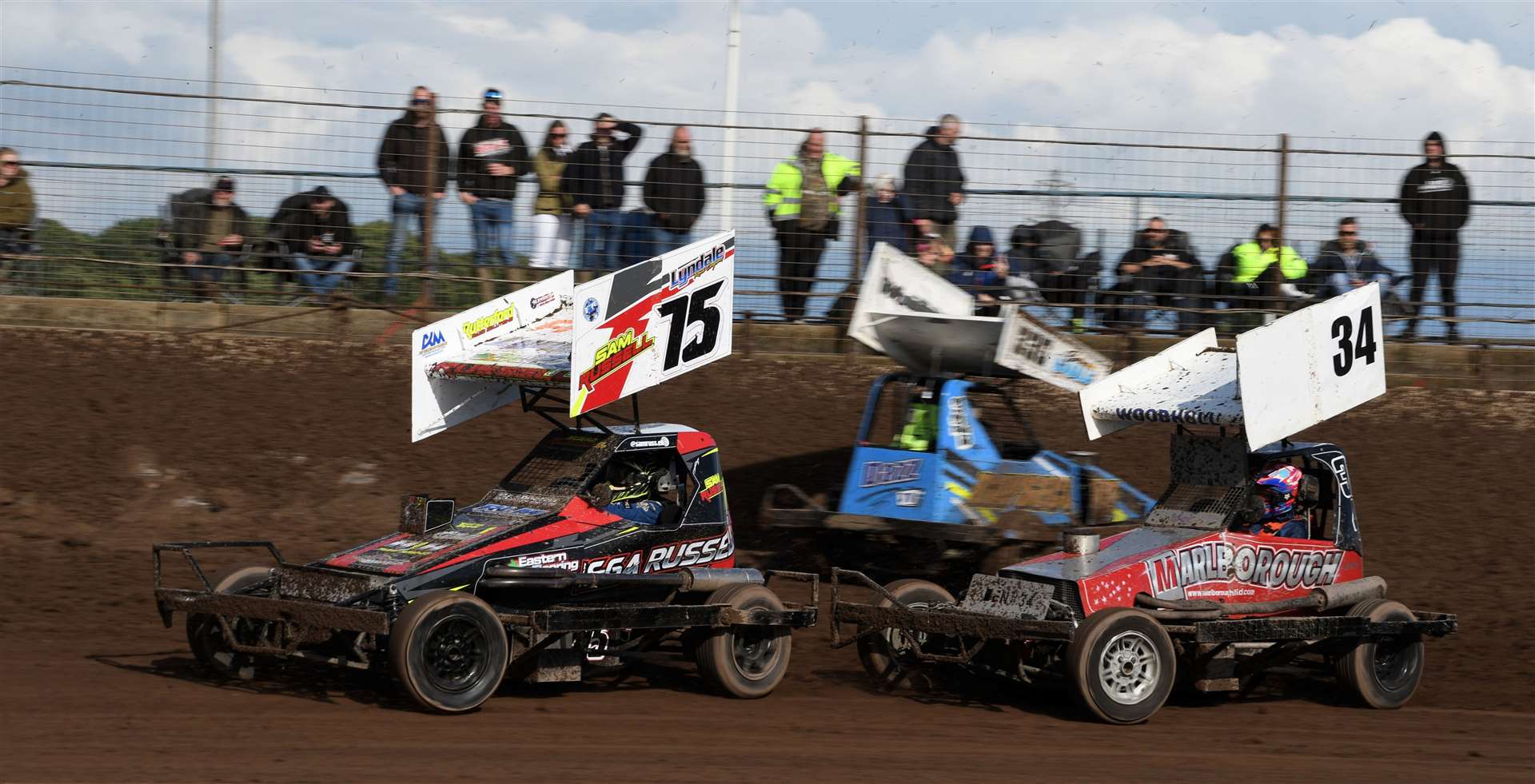 Stock car action from the Adrian Flux Arena