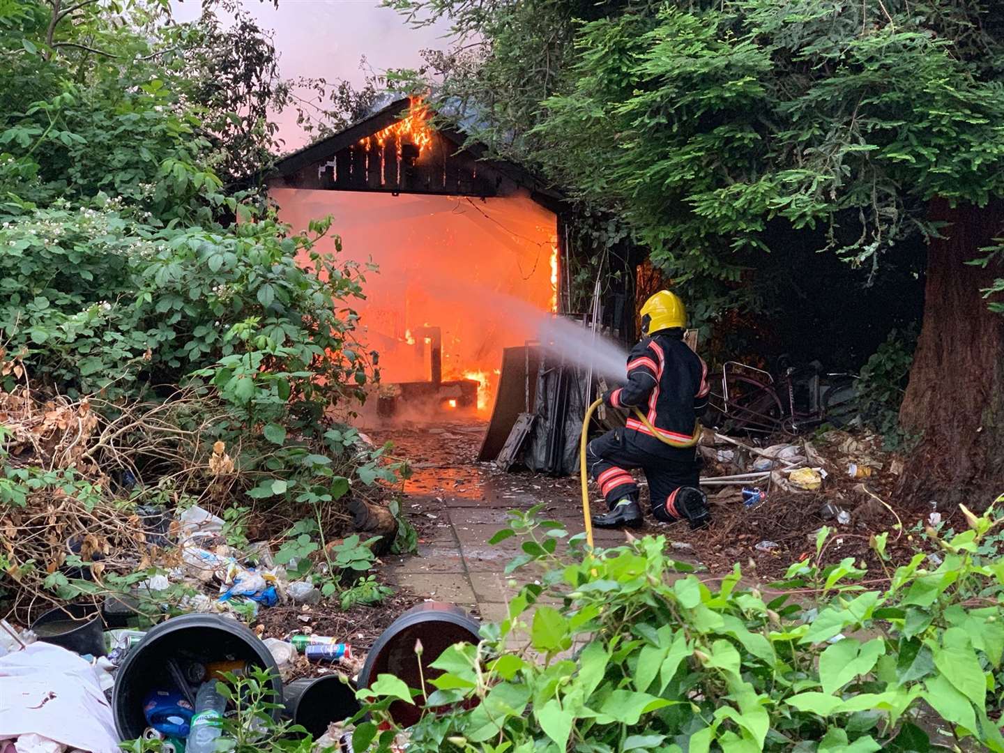Last night's fire at Ely House in Wisbech is the realisation of fears raised by local Councillor David Patrick. (13008269)