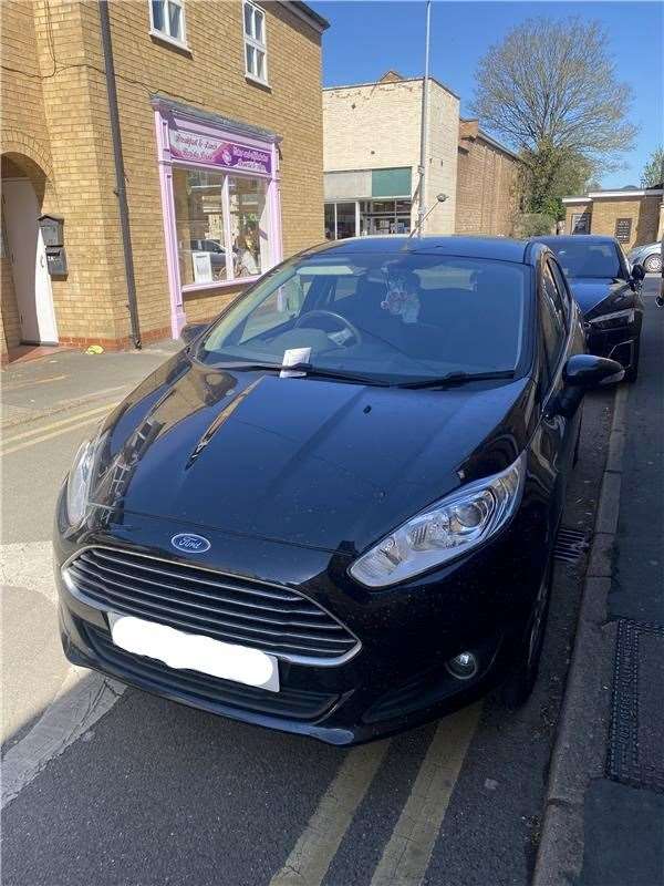 This Ford also received a parking ticket