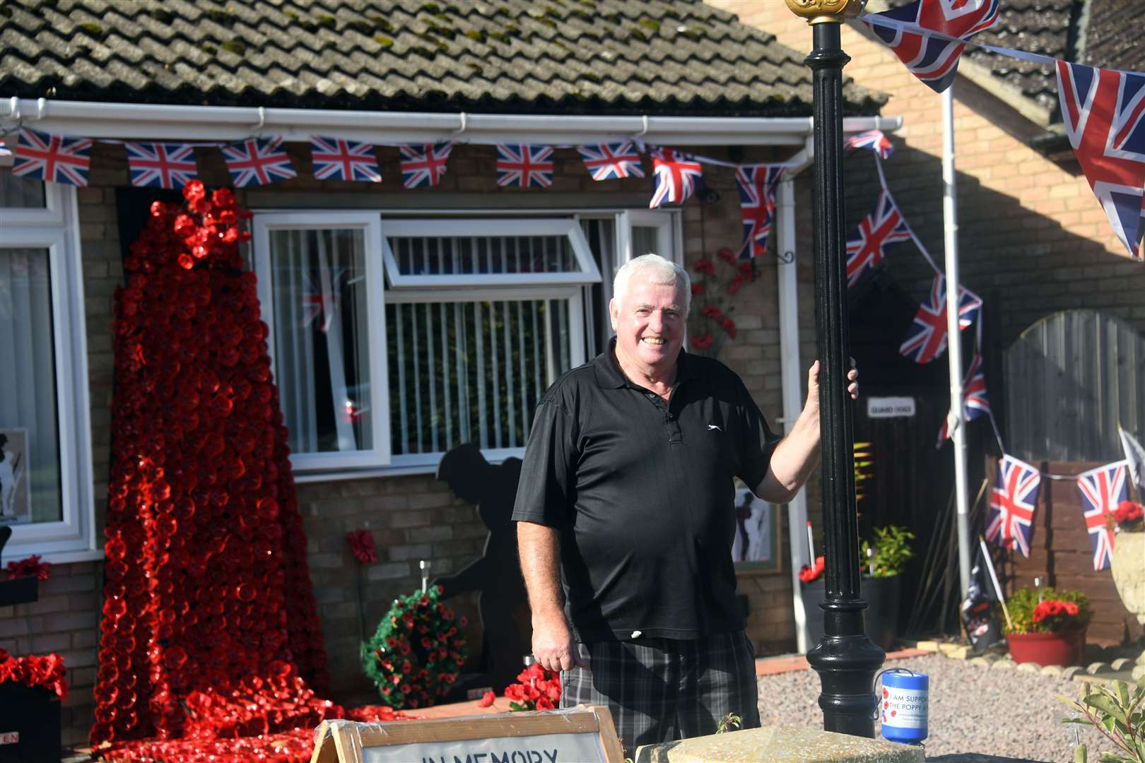 John Gilmurray and his decorated home at Burrett Road Walsoken for the RBL was another favourite of Adam Fairbrother.