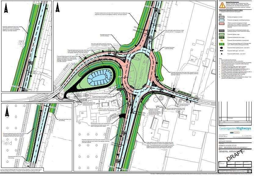 The notorious Broadend Road junction on the A47 looks set for improvements, with work on a roundabout likely to start this winter. (37704001)
