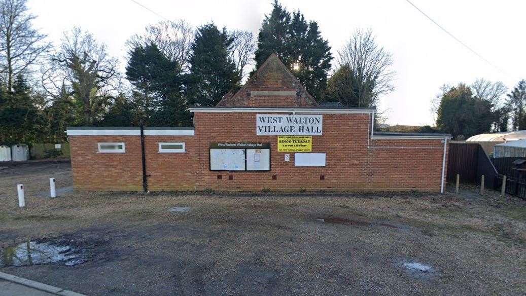 Proceeds from the day will go to West Walton Village Hall. Picture: Google Maps