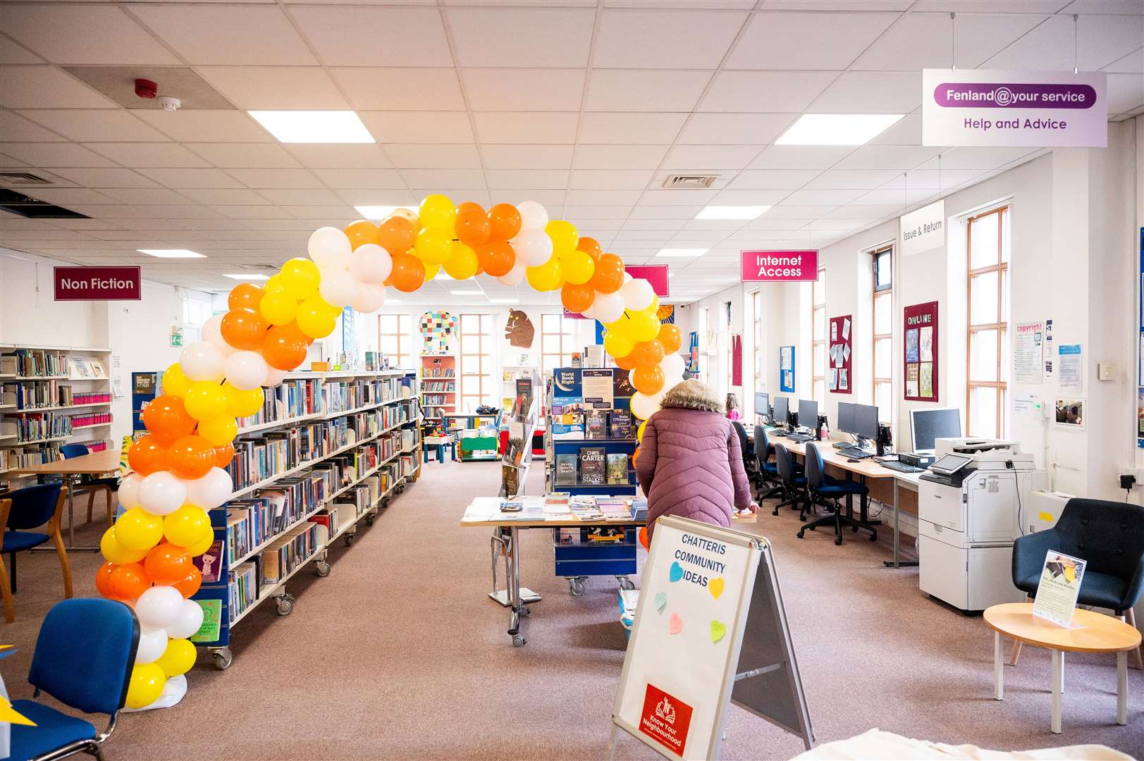 A launch of Know Your Neighbourhood was held at Chatteris Library