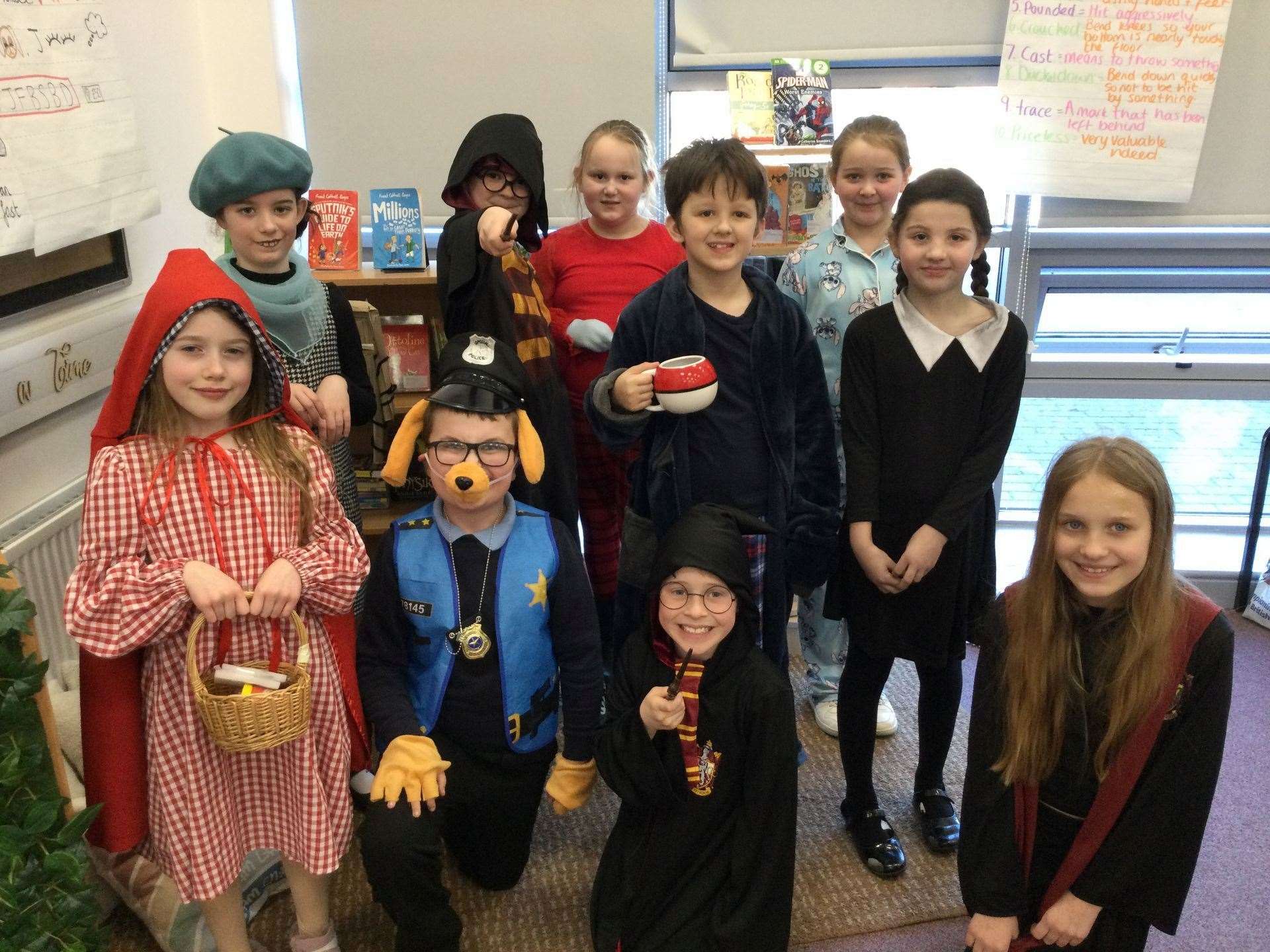 The children of Kingsfield Primary School in Chatteris entered into the spirit of World Book Day