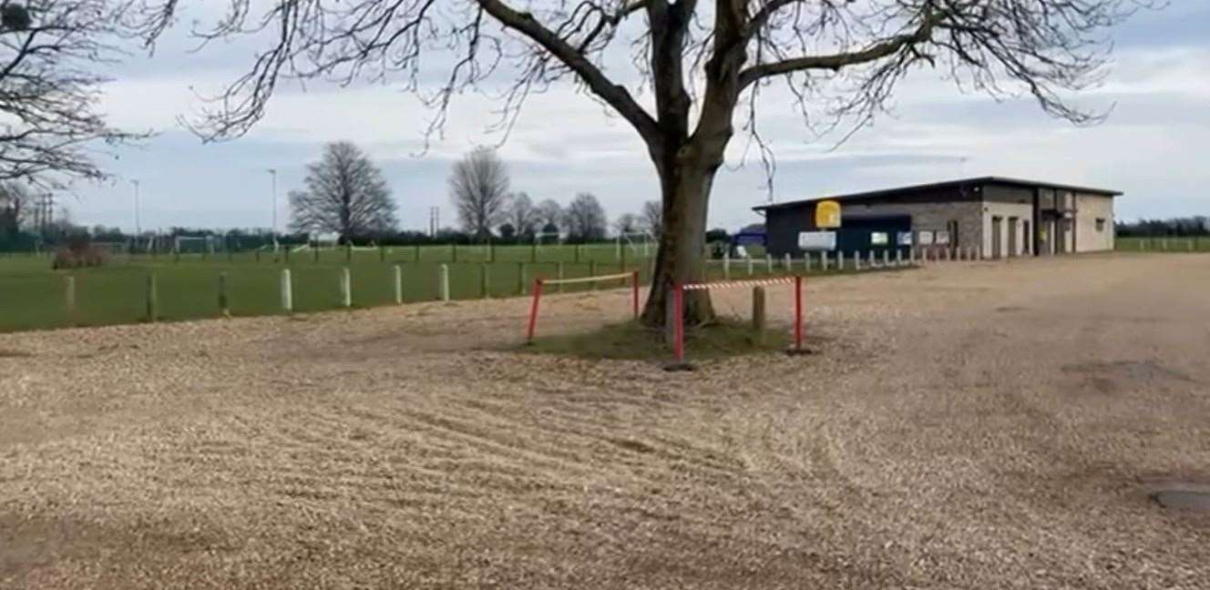 The dream is to create a sports hub at Estover Playing Field. Picture: Steve Barclay, MP