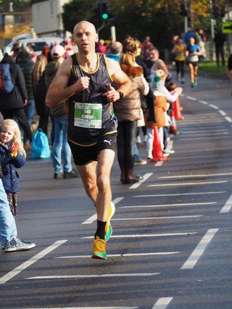 Simon Killen put in a fine performance during his first outing as a Three Counties Running Club member (61110924)