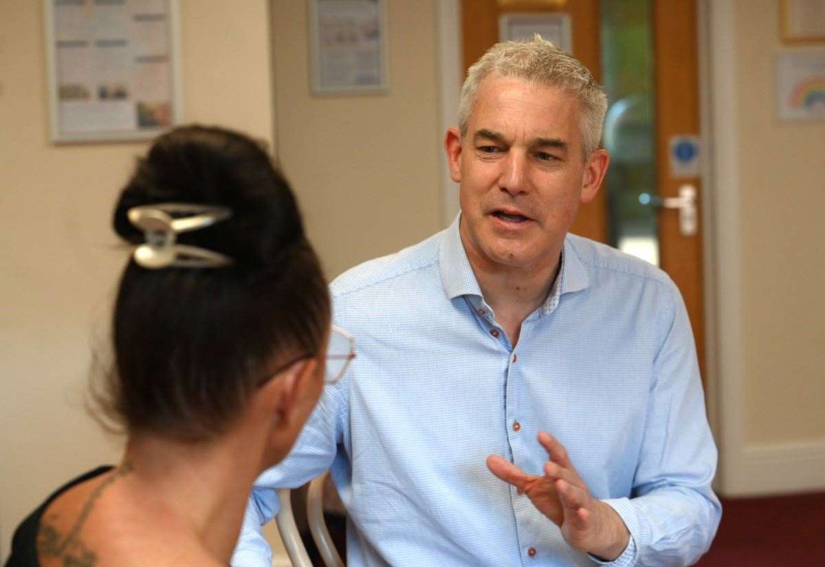 MP visits care home