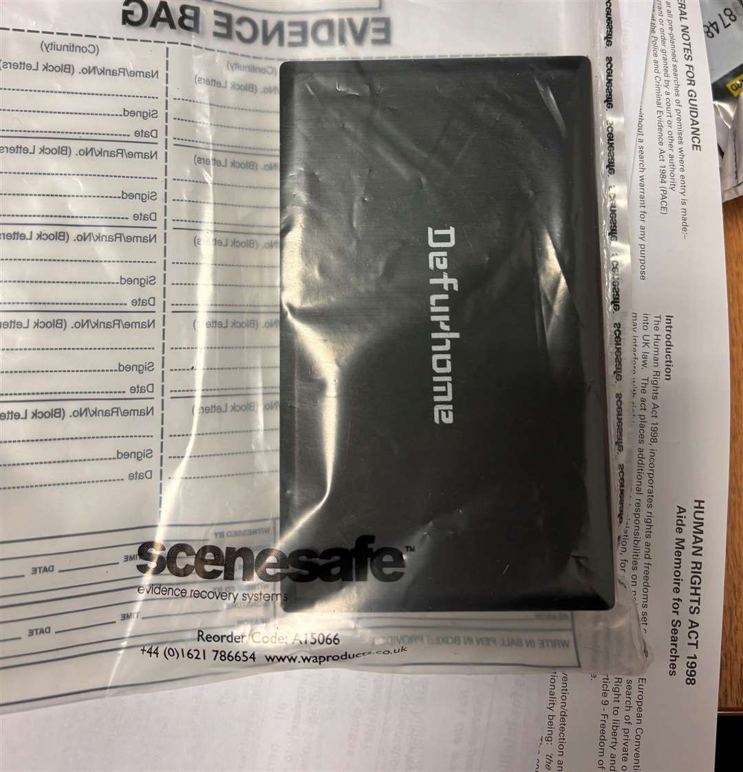 Drug paraphernalia was also found at the property. Picture: Policing Fenland