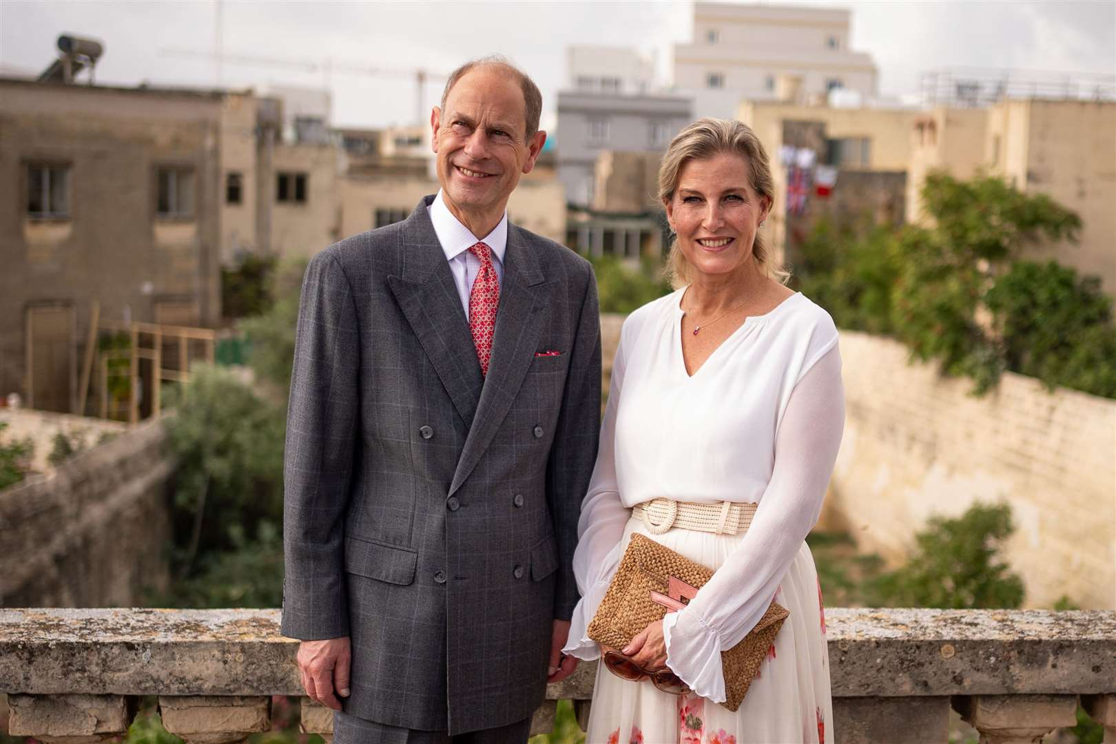 The Duke and Duchess of Edinburgh during a trip to Malta in October (Aaron Chown/PA)