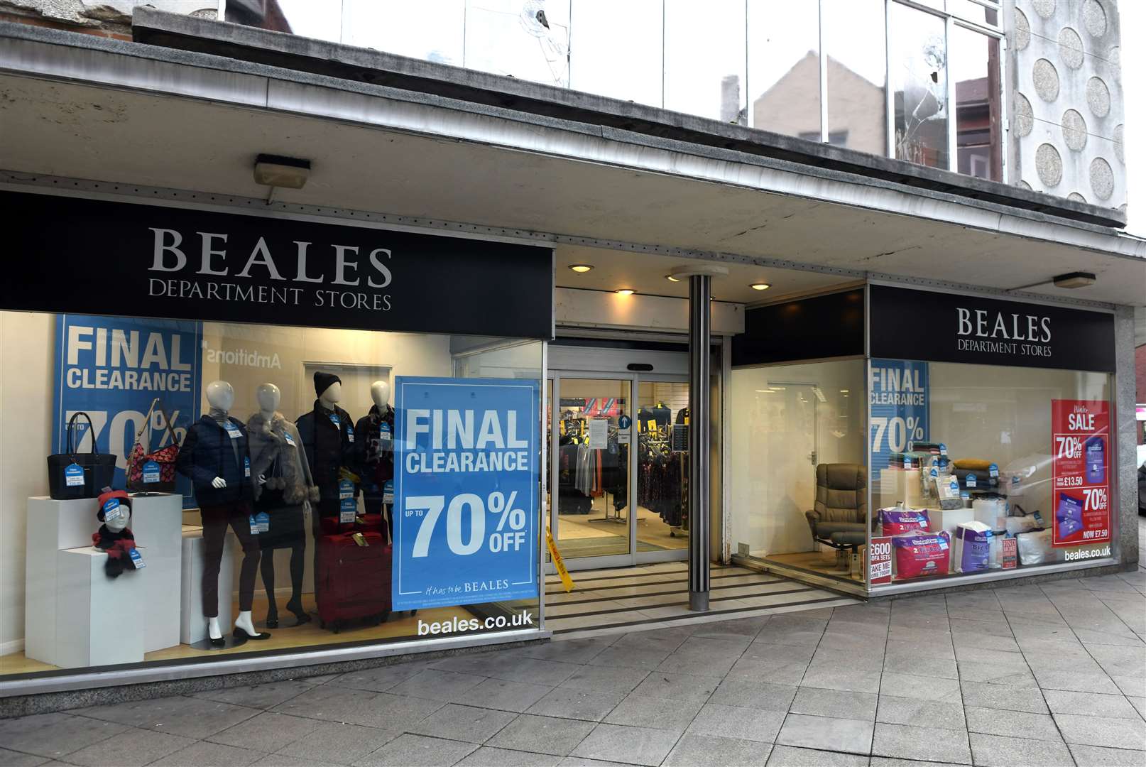 Wisbech's Beales store is under-threat as company faces collapse.