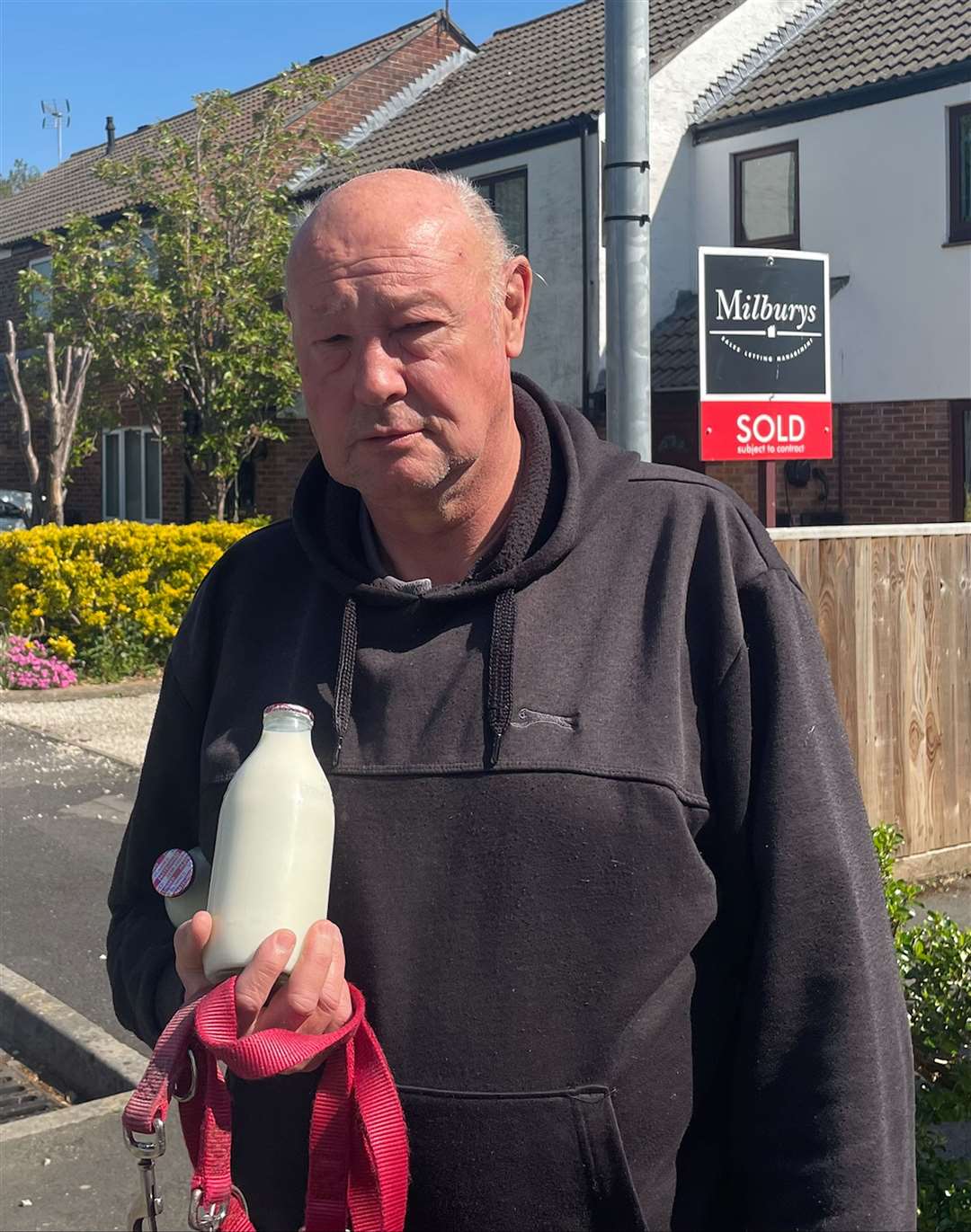 Tim Deane, whose home backs on to the incident on Lancaster Road in Yate near Bristol, where a property was damaged following an explosion (George Thompson/PA)