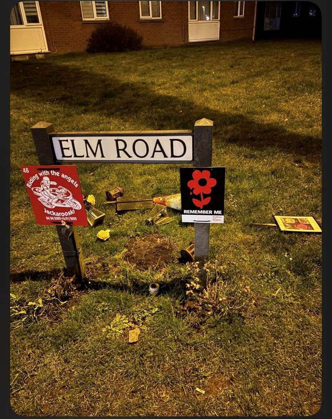 Vandals have desecrated the memorial to teenager Jack Green prompting an outpouring of anger from within the community