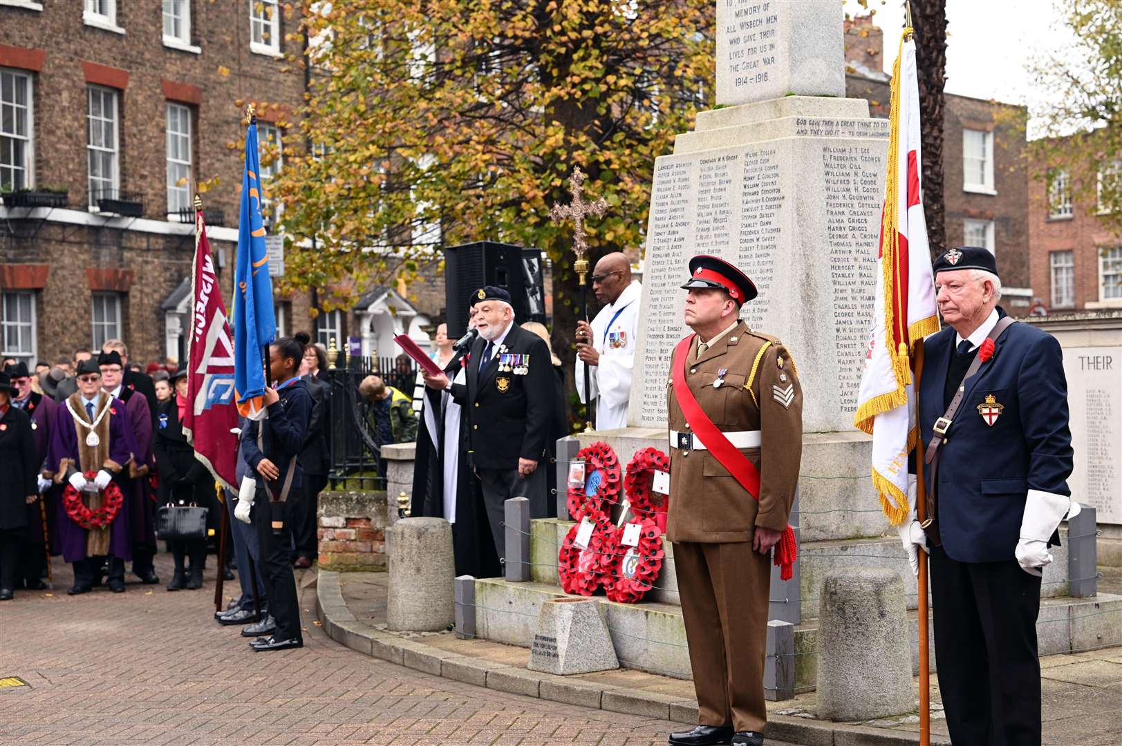 Wisbech Remembrance Day. (60607361)